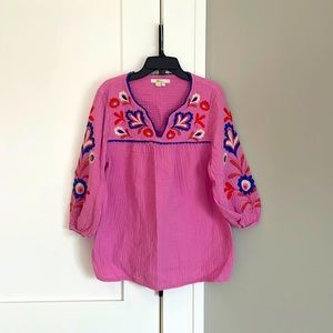 Boden enbroidered top